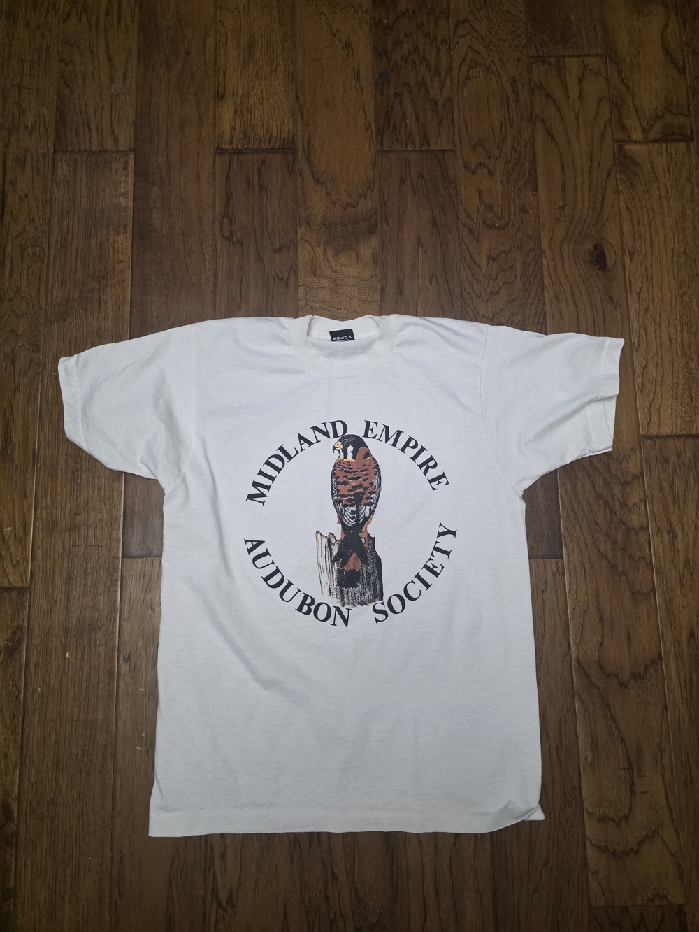 Screen Stars White Midland Empire Audubon Society Graphic Tee